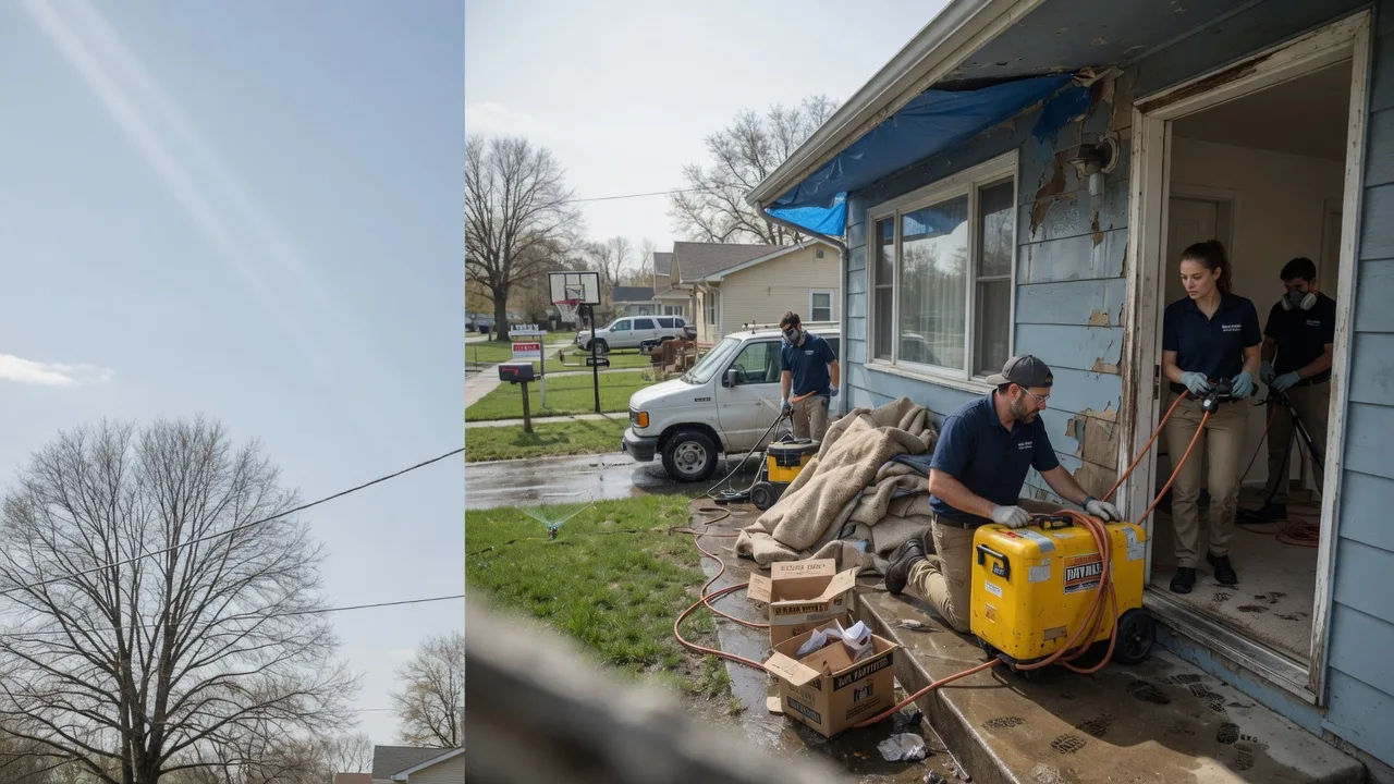Basement Flood Cleanup in Virgil, KS near me